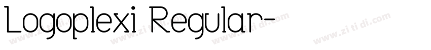 Logoplexi Regular字体转换